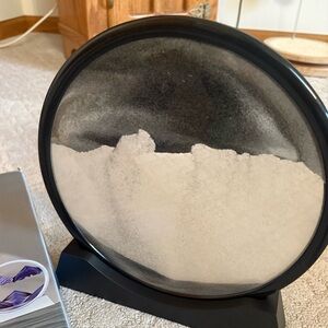 Sand art picture with stand